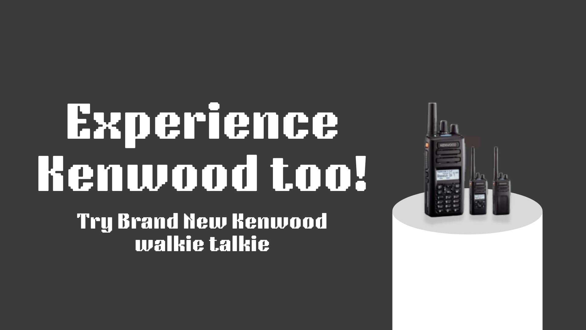 Kenwood Walkie Talkie by Vyntel